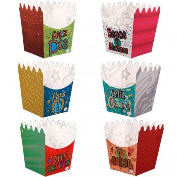 Pqte*6 Crispetera 10x8,5cm